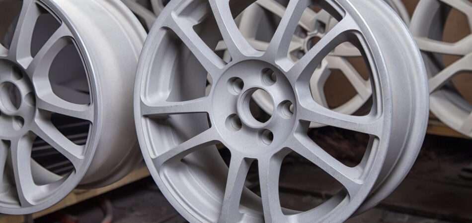 Powder,coating,of,auto,wheels